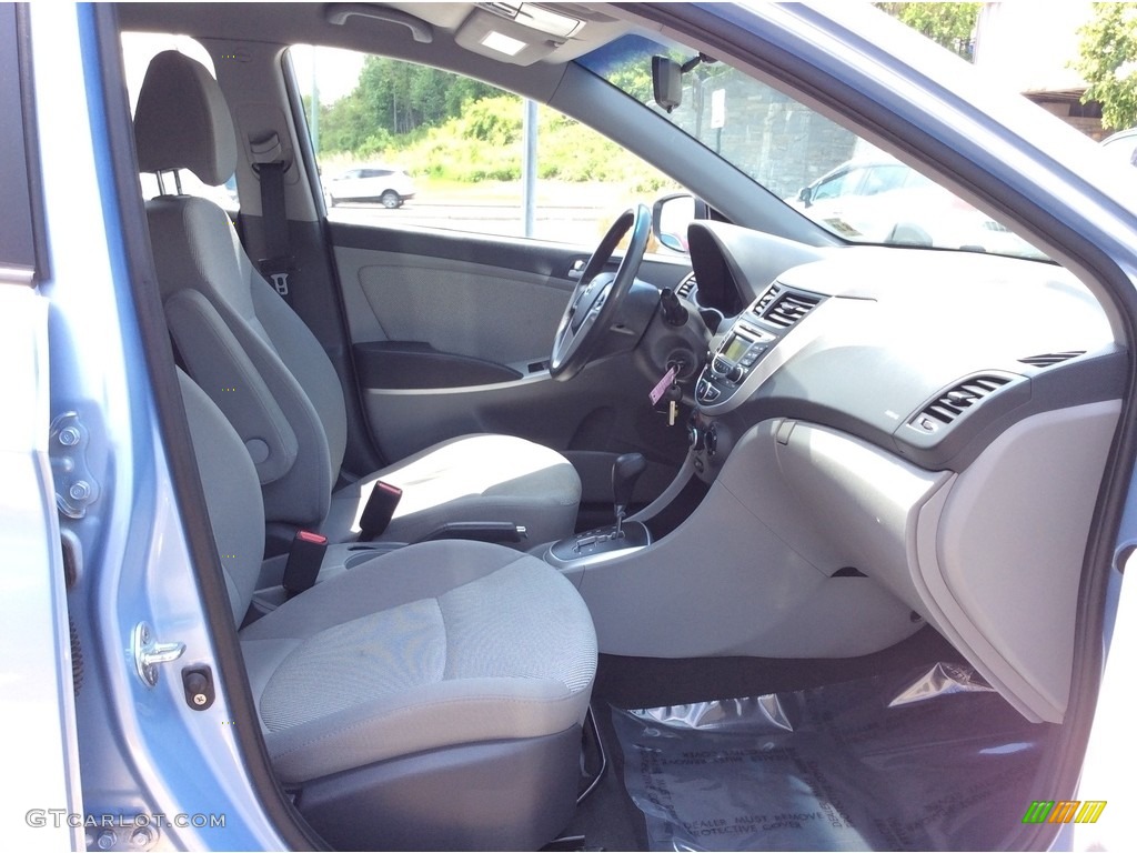 2012 Accent GS 5 Door - Clearwater Blue / Gray photo #25