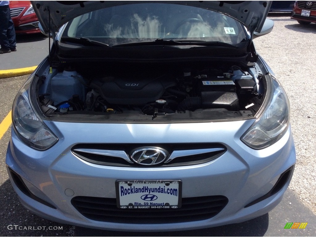 2012 Accent GS 5 Door - Clearwater Blue / Gray photo #28