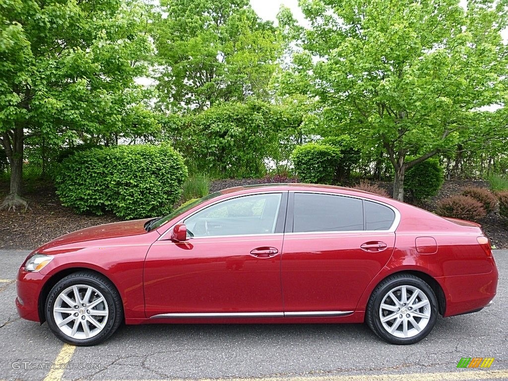 2006 GS 300 AWD - Matador Red Mica / Black photo #2