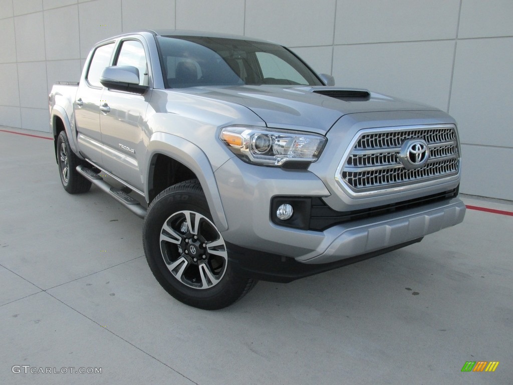 Silver Sky Metallic 2016 Toyota Tacoma TRD Sport Double Cab Exterior Photo #113186110