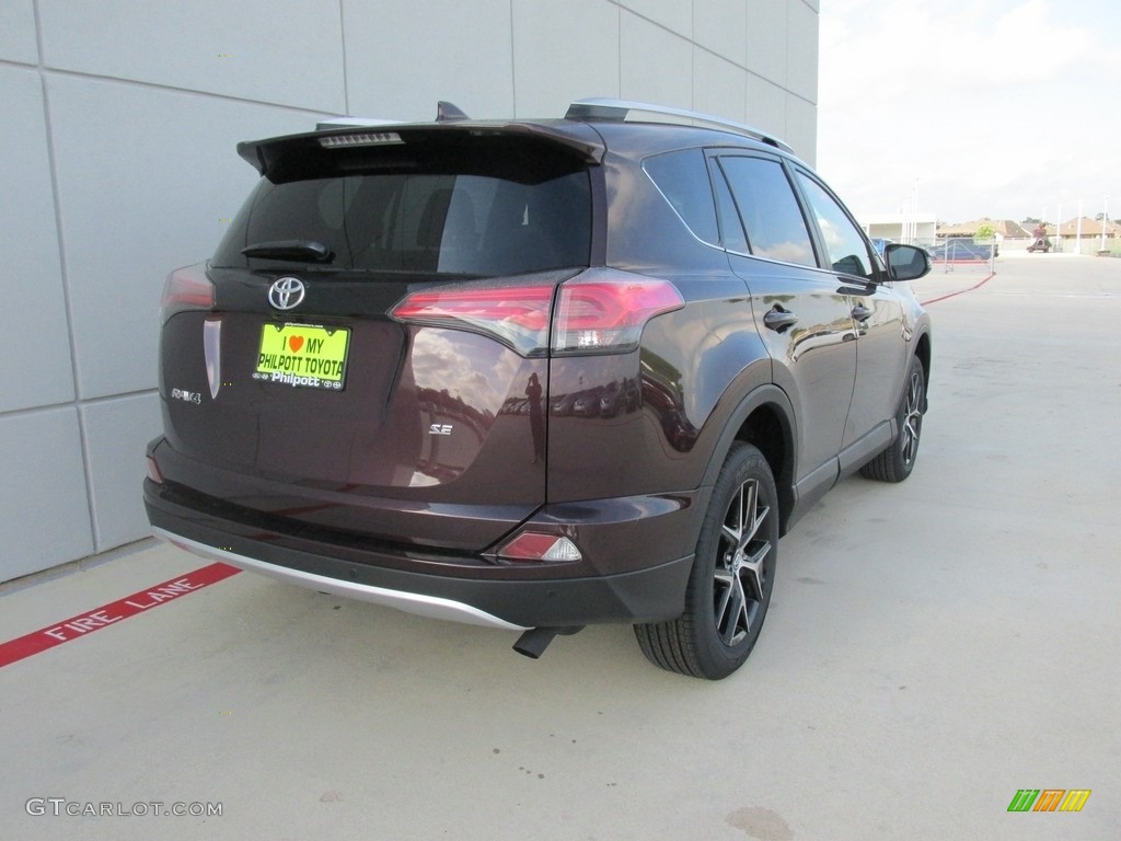 2016 RAV4 SE - Black Currant Metallic / Black photo #4