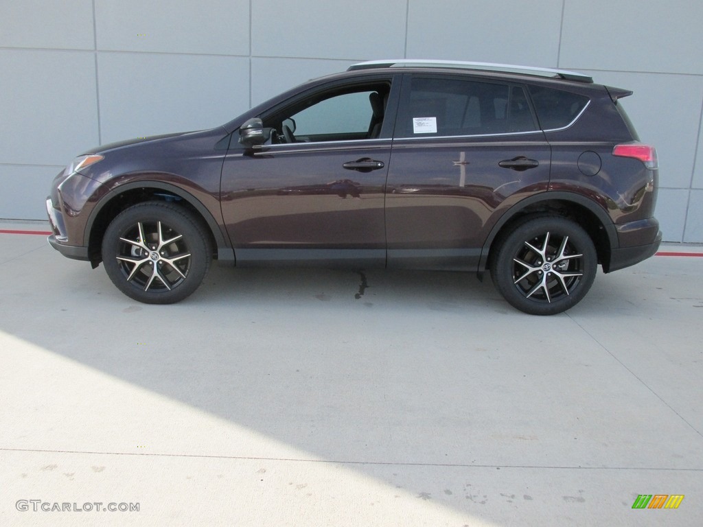 2016 RAV4 SE - Black Currant Metallic / Black photo #6