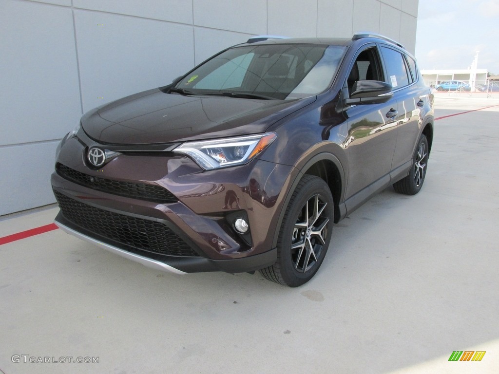 2016 RAV4 SE - Black Currant Metallic / Black photo #7