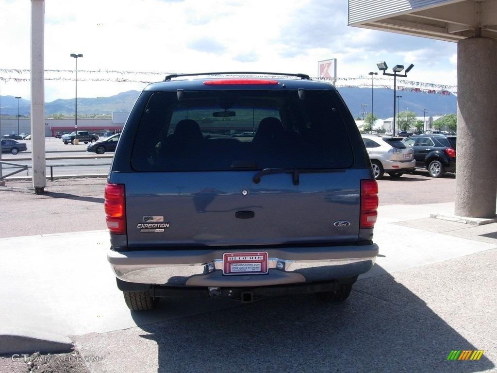 1999 Expedition Eddie Bauer 4x4 - Medium Wedgewood Blue Metallic / Medium Prairie Tan photo #4