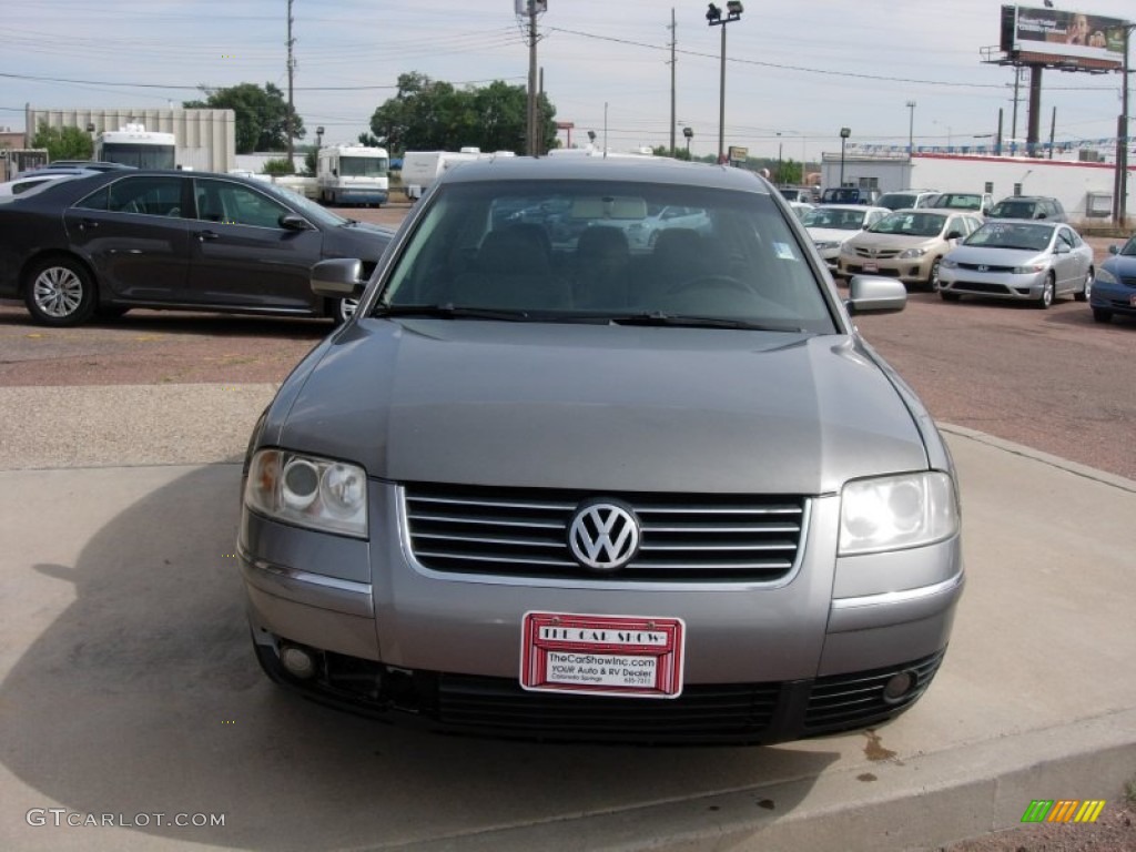 2004 Passat GLS Sedan - Reflex Silver Metallic / Grey photo #8