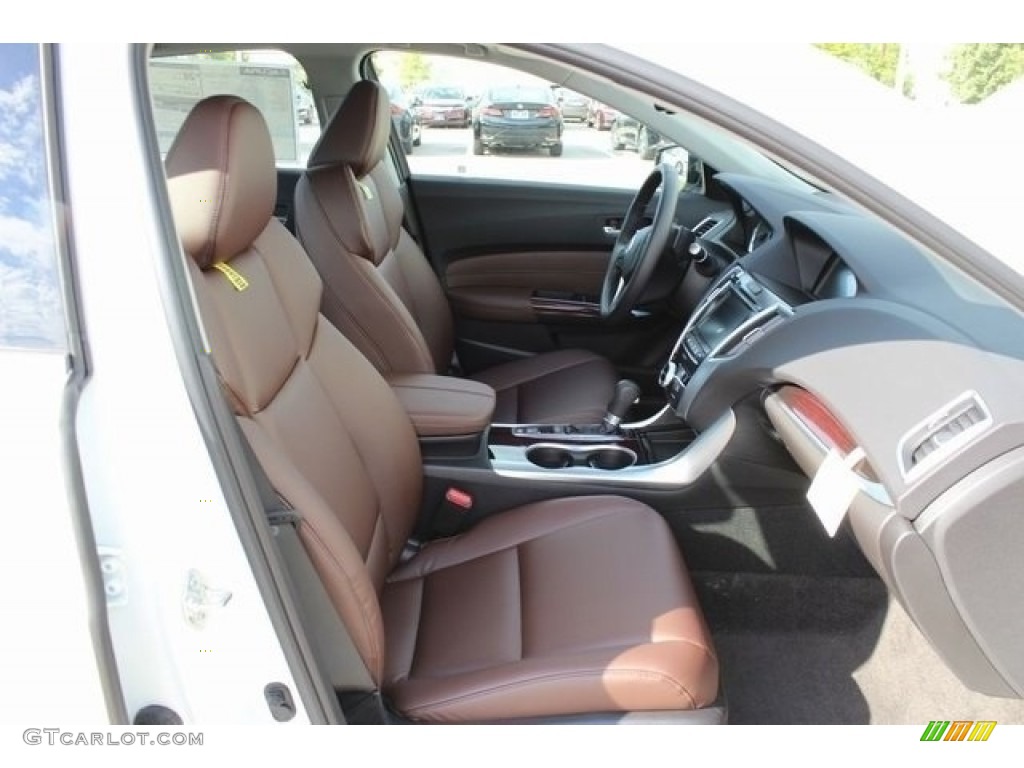 2016 TLX 2.4 - Bellanova White Pearl / Espresso photo #20