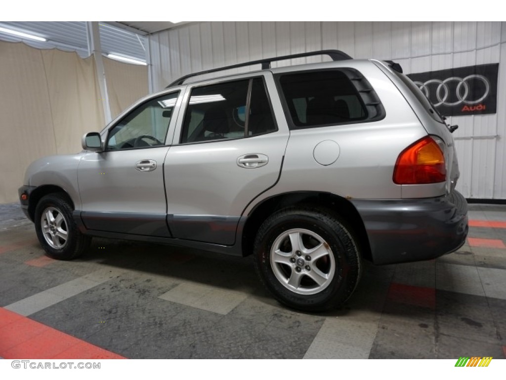 2004 Santa Fe GLS - Pewter / Gray photo #11