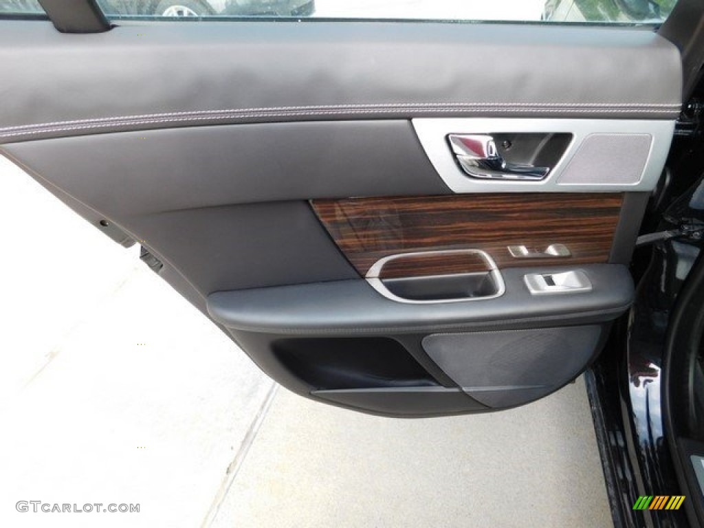 2012 Jaguar XF Portfolio Warm Charcoal/Warm Charcoal Door Panel Photo #113195578