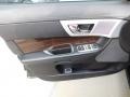 Warm Charcoal/Warm Charcoal 2012 Jaguar XF Portfolio Door Panel