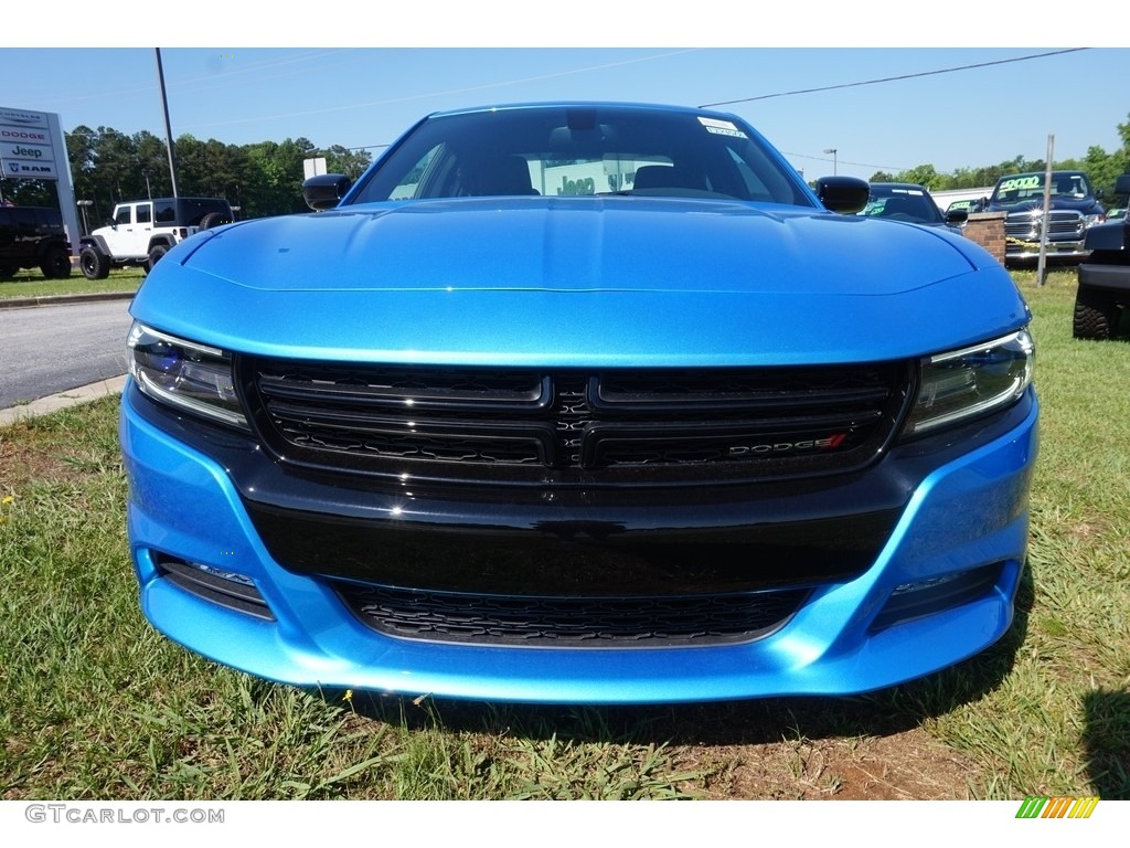 2016 Charger R/T - B5 Blue Pearl / Black photo #2