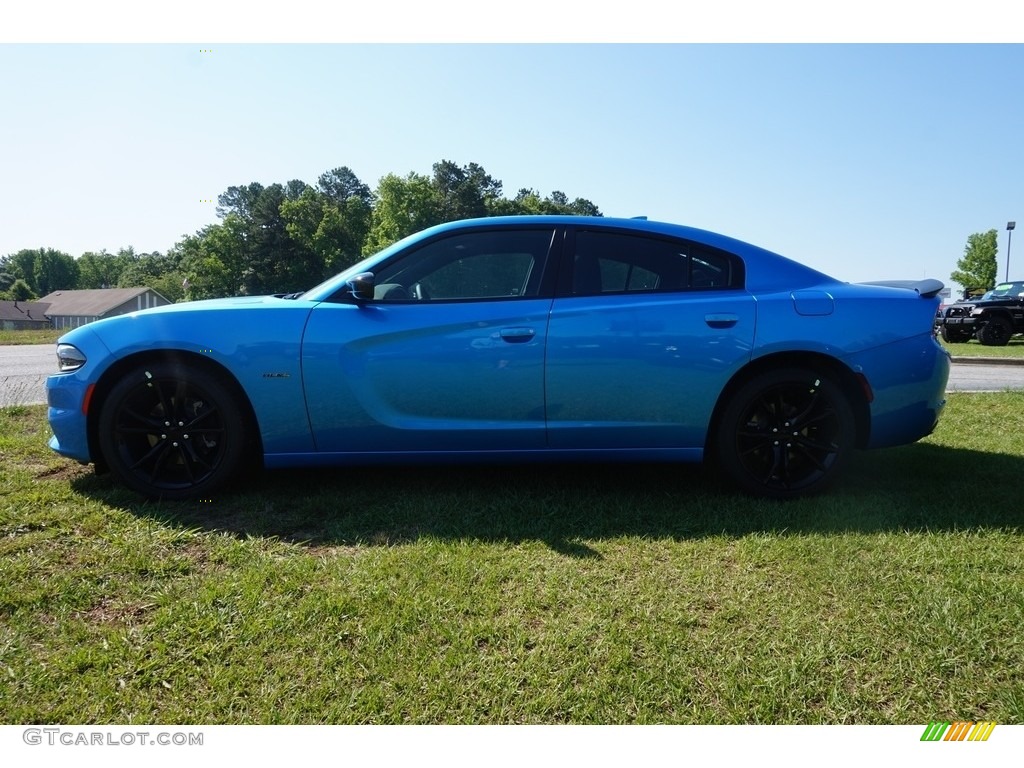 2016 Charger R/T - B5 Blue Pearl / Black photo #4