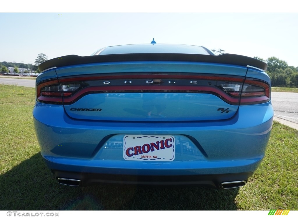 2016 Charger R/T - B5 Blue Pearl / Black photo #6
