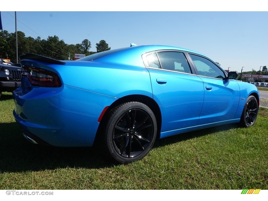 2016 Charger R/T - B5 Blue Pearl / Black photo #7