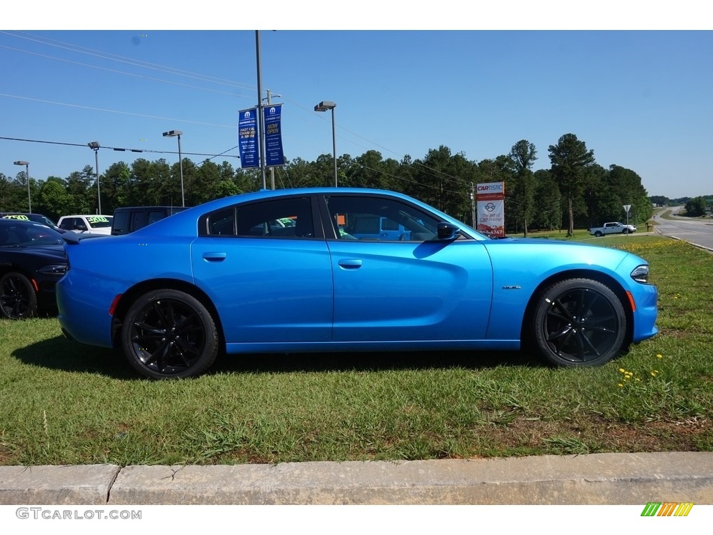 2016 Charger R/T - B5 Blue Pearl / Black photo #8