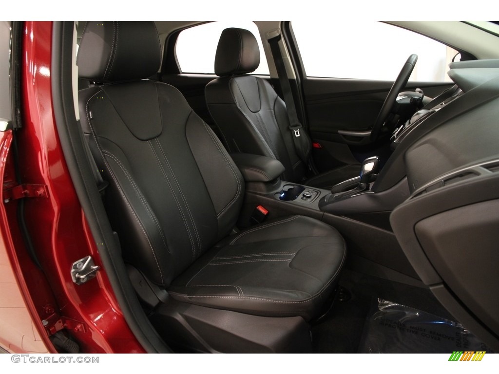 2013 Focus Titanium Hatchback - Ruby Red / Charcoal Black photo #14