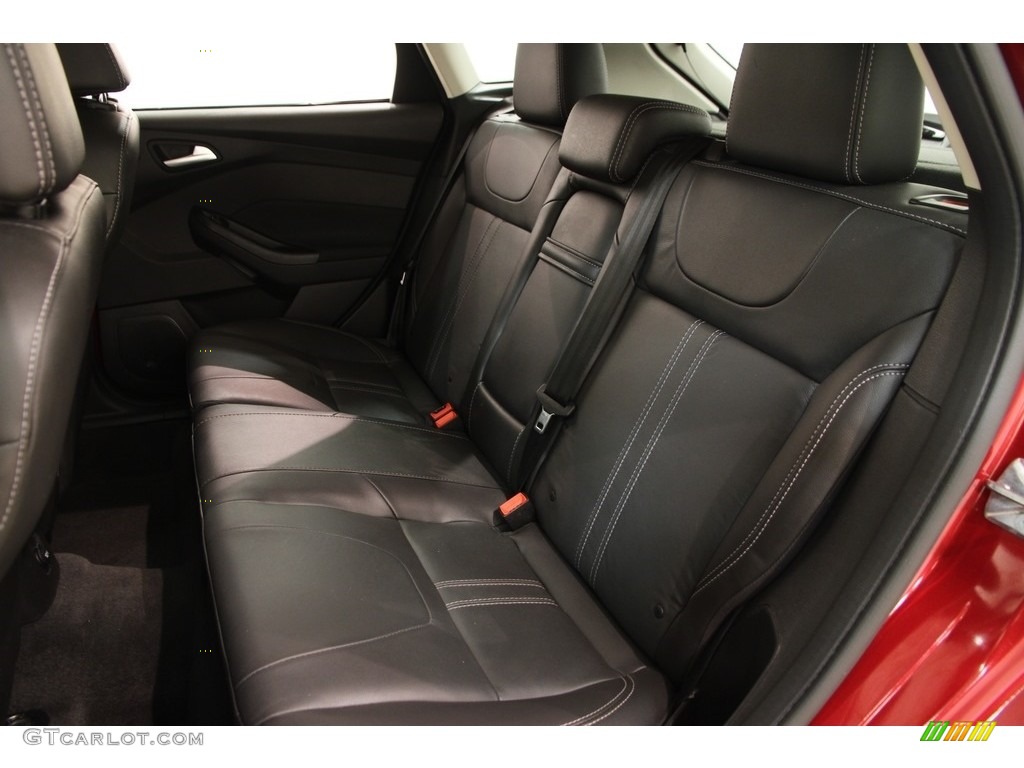2013 Focus Titanium Hatchback - Ruby Red / Charcoal Black photo #16