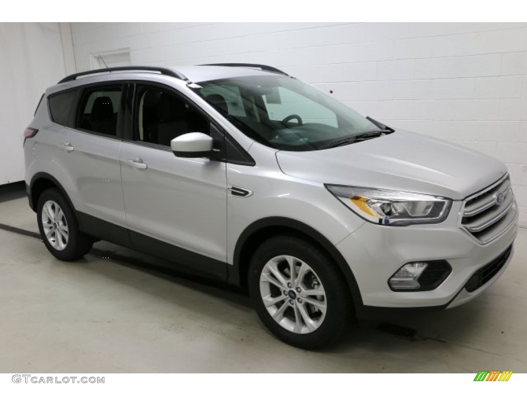 2017 Escape SE - Ingot Silver / Charcoal Black photo #3