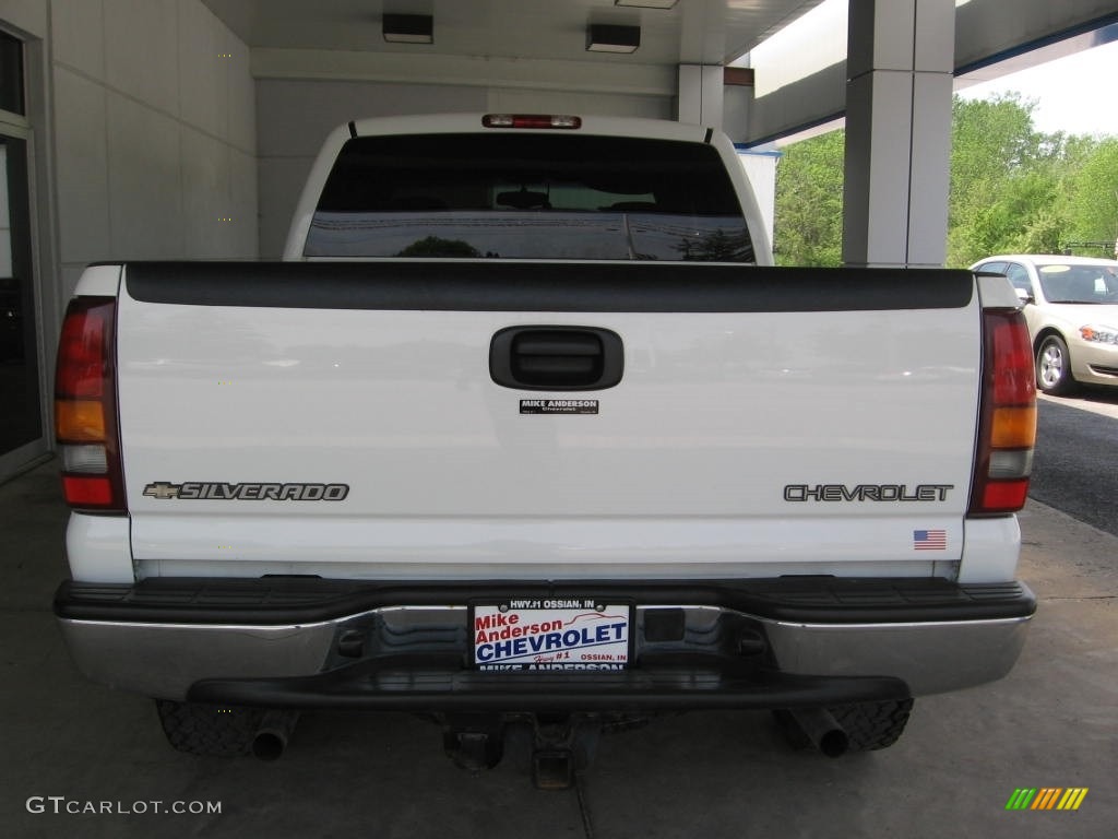 2002 Silverado 1500 LS Extended Cab 4x4 - Summit White / Graphite Gray photo #15