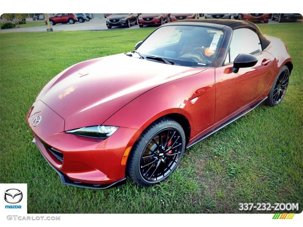 2016 MX-5 Miata Club Roadster - Soul Red Metallic / Black photo #1