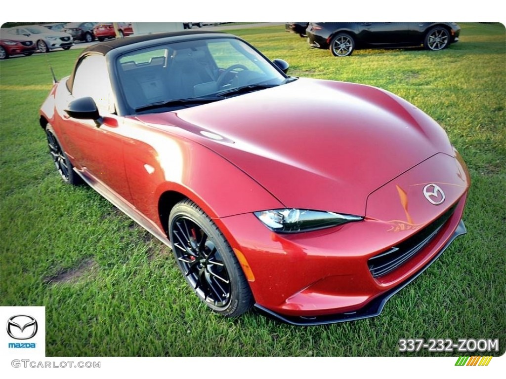 2016 MX-5 Miata Club Roadster - Soul Red Metallic / Black photo #4