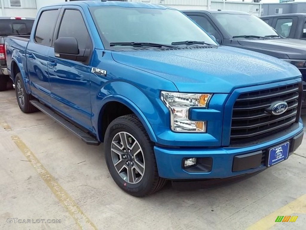 Blue Flame Ford F150