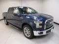 2016 Blue Jeans Ford F150 XLT SuperCrew  photo #2