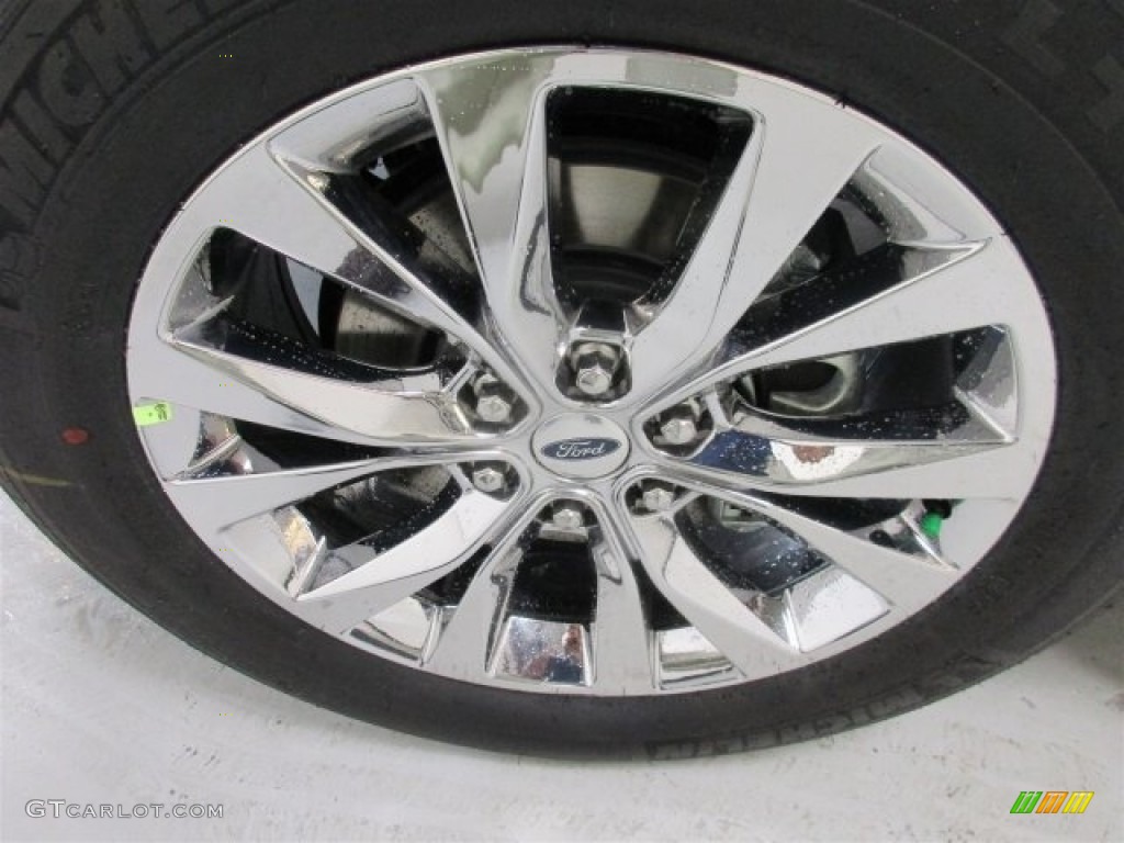 2016 F150 XLT SuperCrew - Blue Jeans / Medium Earth Gray photo #24