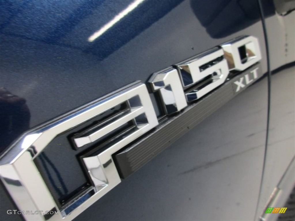 2016 F150 XLT SuperCrew - Blue Jeans / Medium Earth Gray photo #27