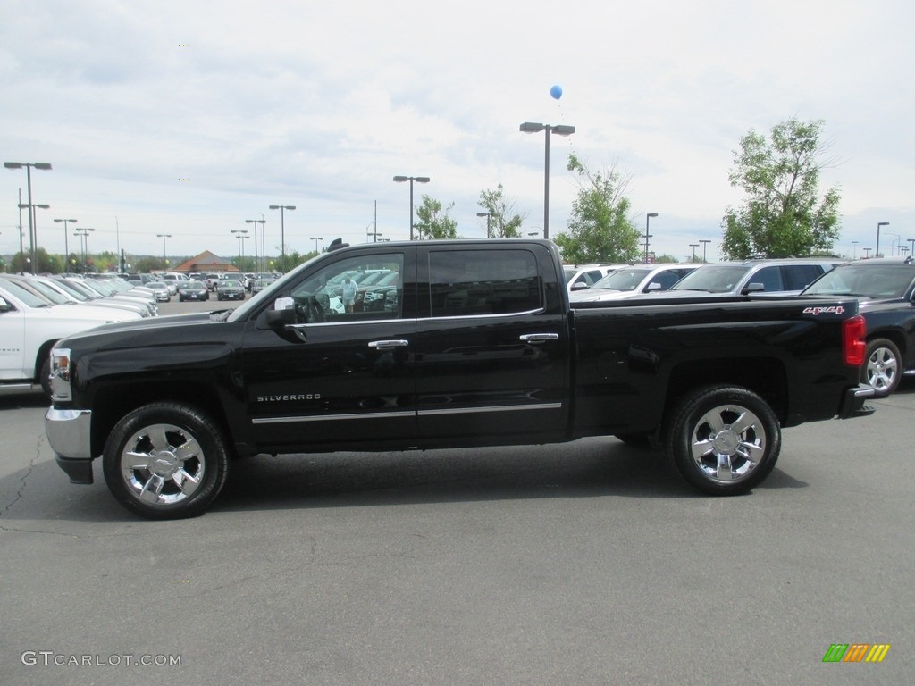 2016 Silverado 1500 LTZ Crew Cab 4x4 - Black / Jet Black photo #3