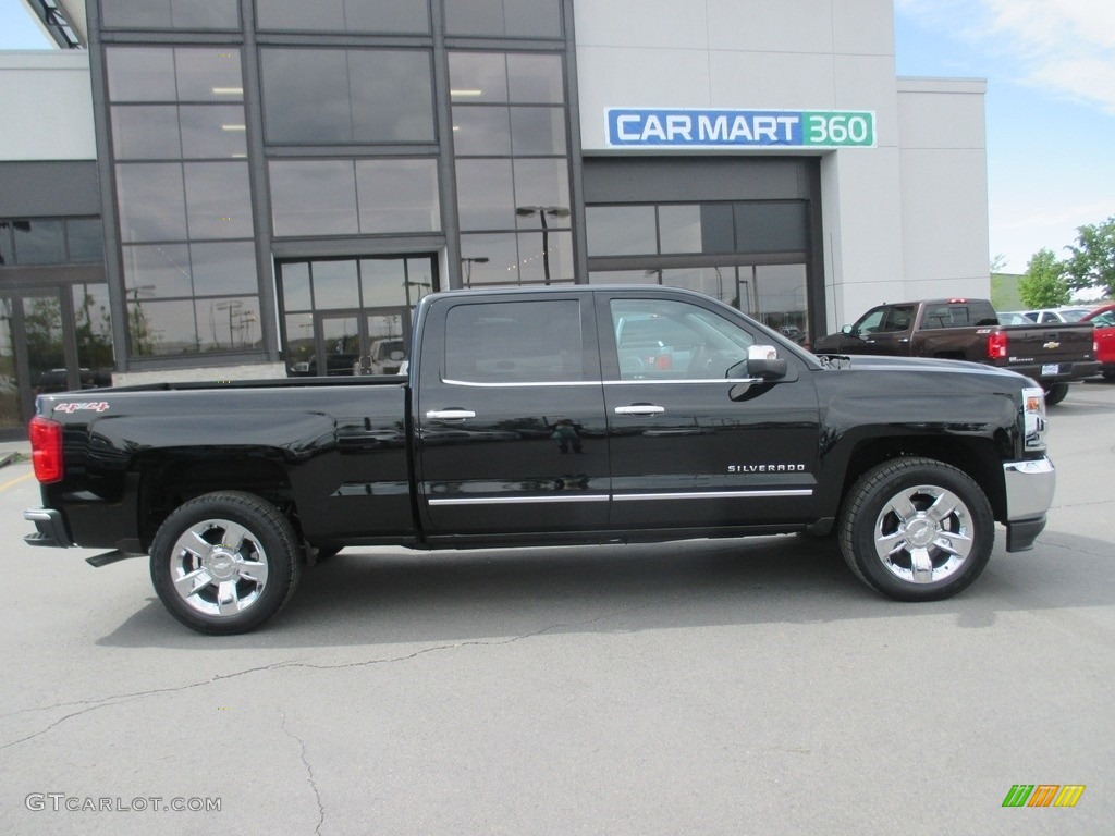 2016 Silverado 1500 LTZ Crew Cab 4x4 - Black / Jet Black photo #7