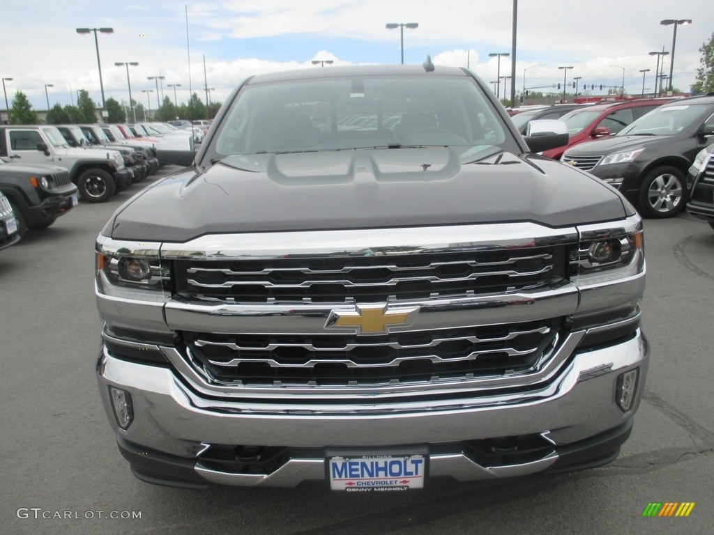 2016 Silverado 1500 LTZ Crew Cab 4x4 - Tungsten Metallic / Jet Black photo #8