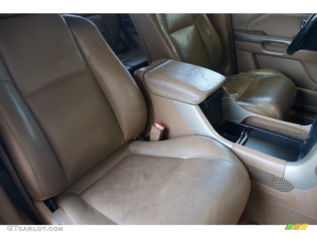 2005 Pilot EX-L 4WD - Redrock Pearl / Saddle photo #24
