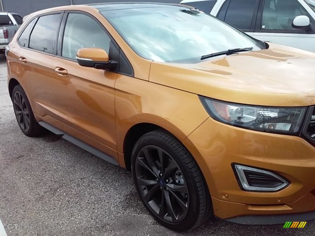 2015 Edge Sport AWD - Electric Spice Metallic / Ebony photo #1