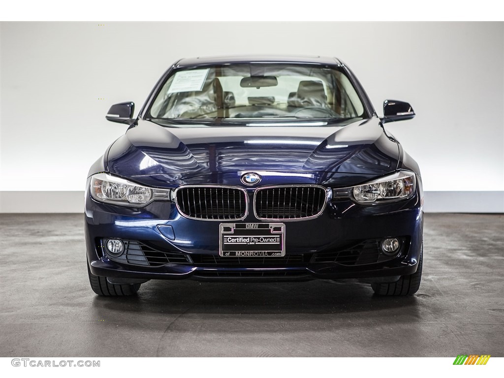 2013 3 Series 328i Sedan - Imperial Blue Metallic / Venetian Beige photo #2