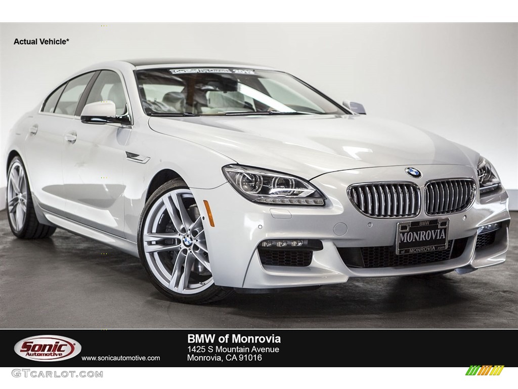 2013 6 Series 650i Gran Coupe - BMW Individual Moonstone Metallic / Ivory White photo #1