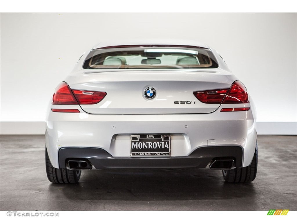 2013 6 Series 650i Gran Coupe - BMW Individual Moonstone Metallic / Ivory White photo #3