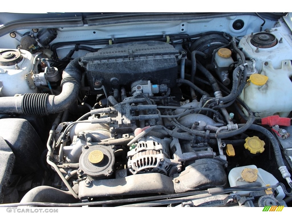 2001 Forester 2.5 L - Aspen White / Gray photo #21