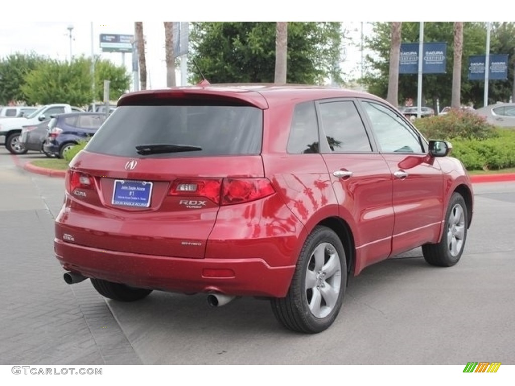2007 RDX Technology - Moroccan Red Pearl / Taupe photo #7