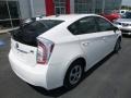 2012 Blizzard White Pearl Toyota Prius 3rd Gen Five Hybrid  photo #7