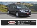 2014 Black Toyota Sienna LE  photo #1