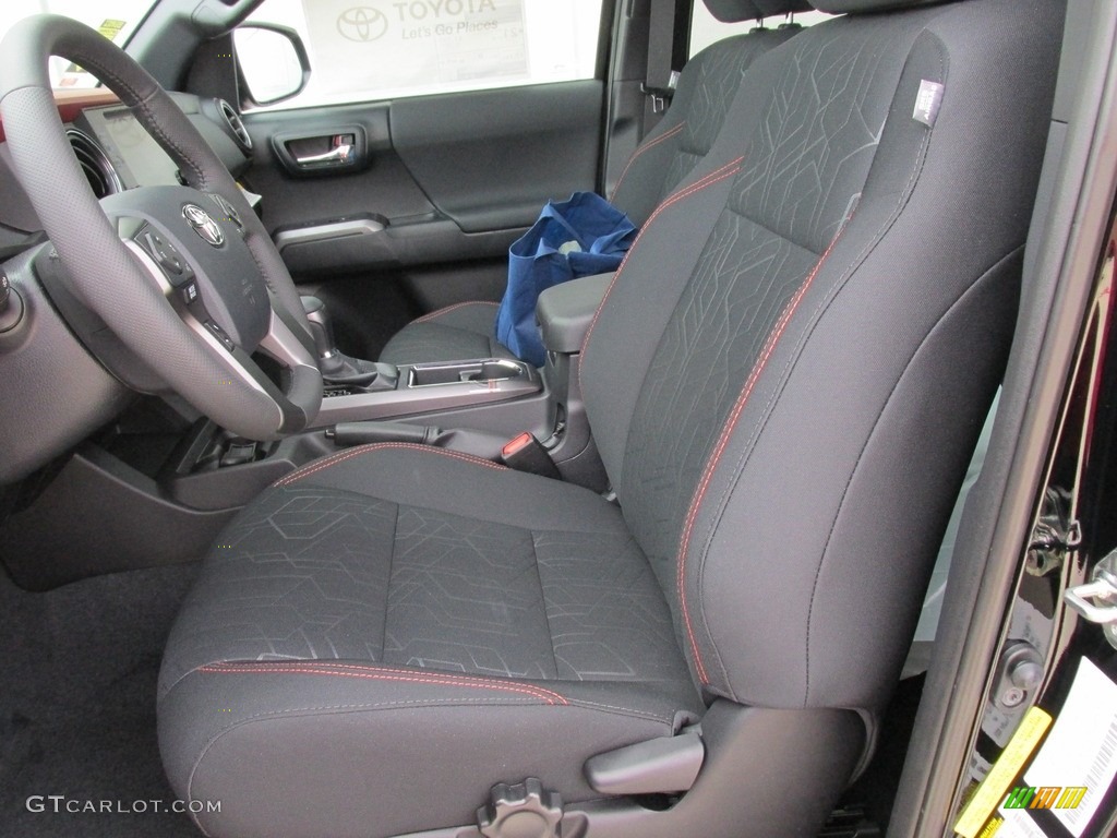 Black Interior 2016 Toyota Tacoma TRD Sport Double Cab Photo #113222797