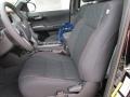 2016 Toyota Tacoma Black Interior Front Seat Photo