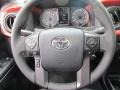 Black 2016 Toyota Tacoma TRD Sport Double Cab Steering Wheel