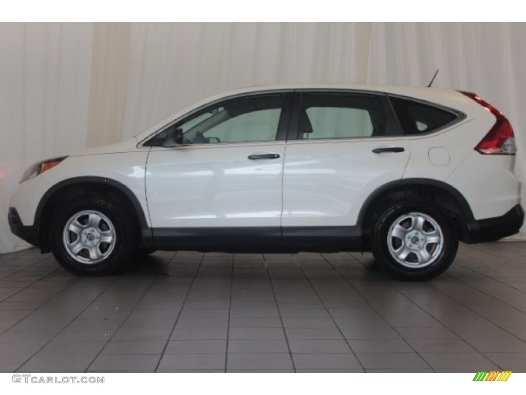 2013 CR-V LX - White Diamond Pearl / Gray photo #5