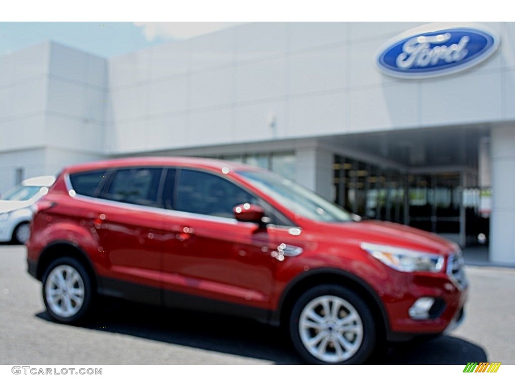 2017 Escape SE - Ruby Red / Charcoal Black photo #1