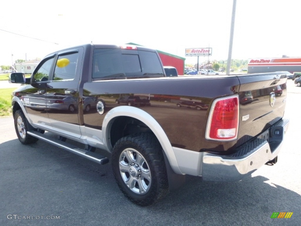 2015 2500 Laramie Crew Cab 4x4 - Western Brown / Canyon Brown/Light Frost Beige photo #6