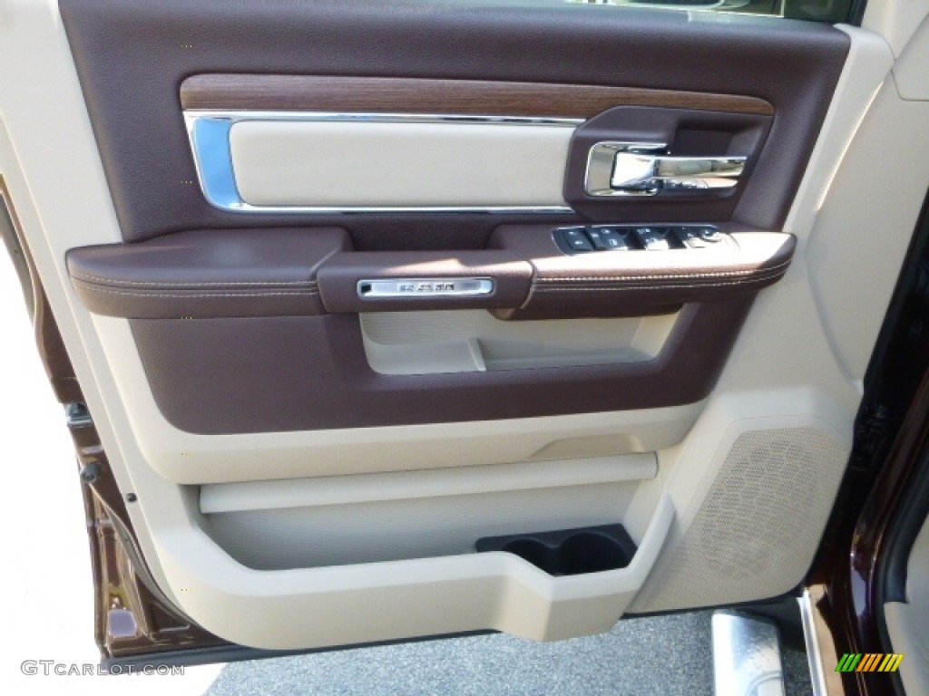 2015 2500 Laramie Crew Cab 4x4 - Western Brown / Canyon Brown/Light Frost Beige photo #16