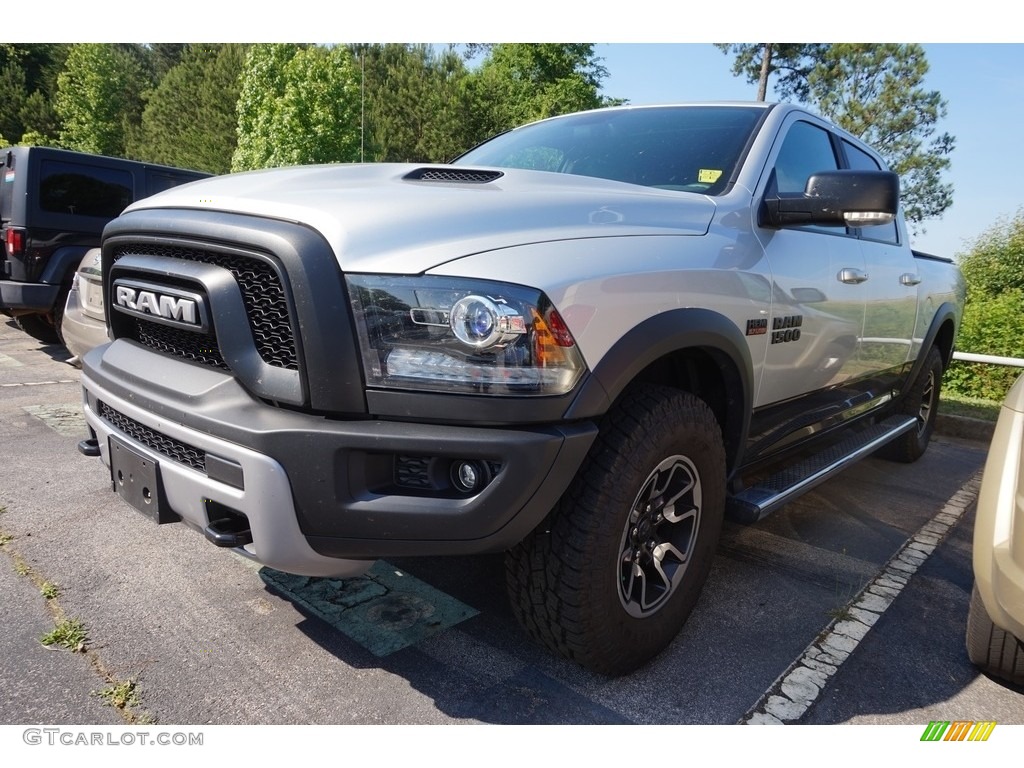 2016 1500 Rebel Crew Cab 4x4 - Bright Silver Metallic / Rebel Theme Red/Black photo #1