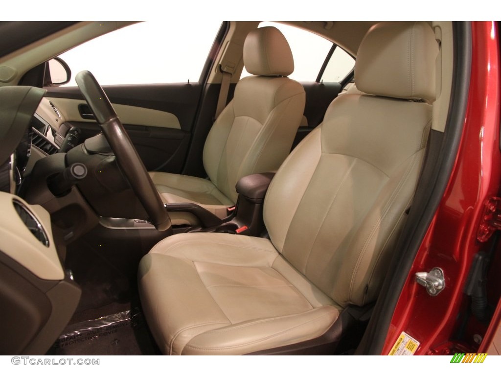 2011 Cruze LTZ - Crystal Red Metallic Tintcoat / Cocoa/Light Neutral Leather photo #5