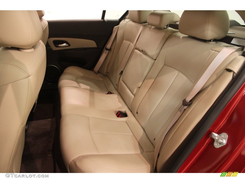 2011 Cruze LTZ - Crystal Red Metallic Tintcoat / Cocoa/Light Neutral Leather photo #12